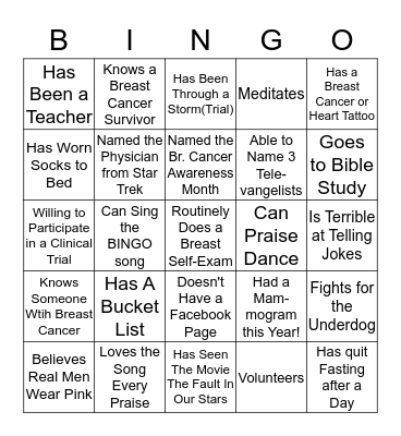 GIRL, DO I HAVE A STORY TO TELL! Bingo Card