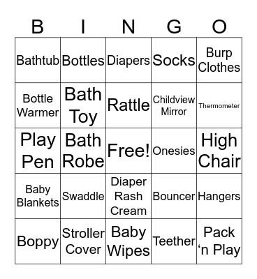 Max and Vito's Twin-GO Bingo Card