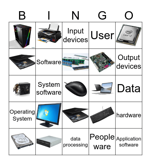 computer Bingo Card