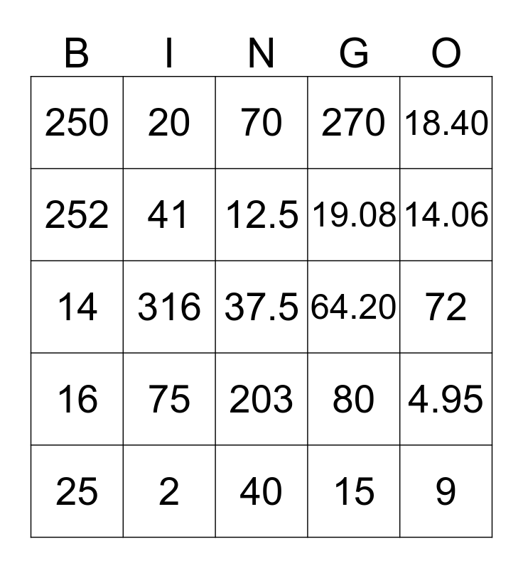 percentages-7th-grade-bingo-card