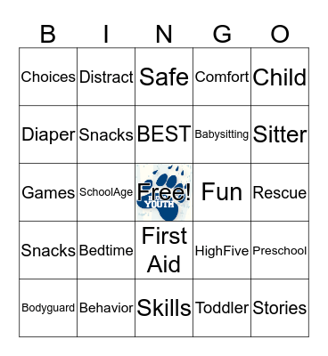 Bruin Youth  Bingo Card