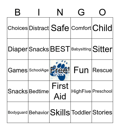 Bruin Youth  Bingo Card