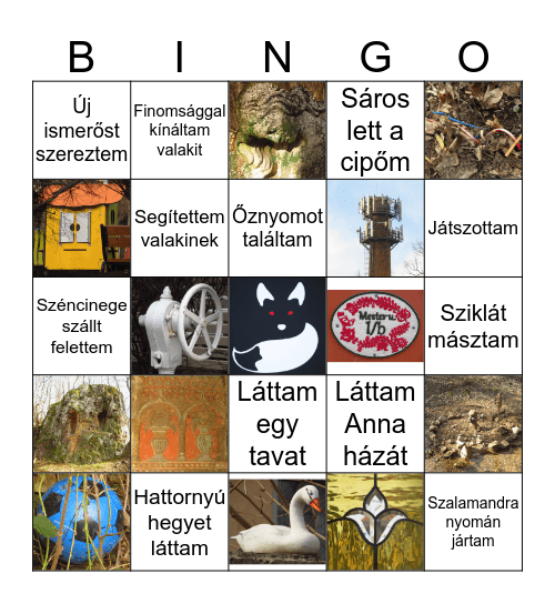 Solymár - Pesthidegkút Bingo Card