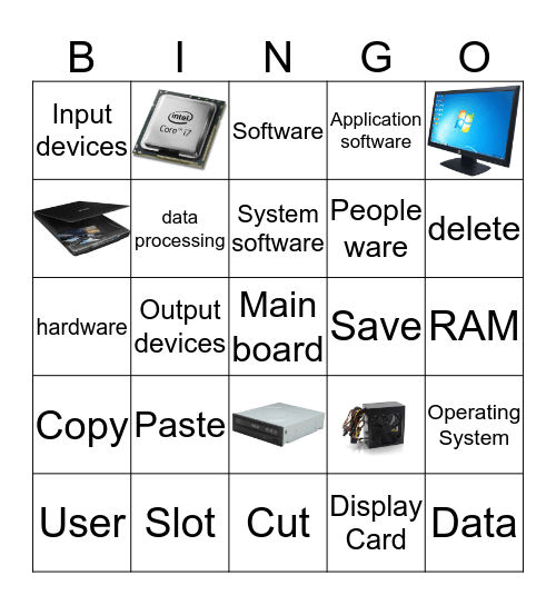 computer funfun Bingo Card
