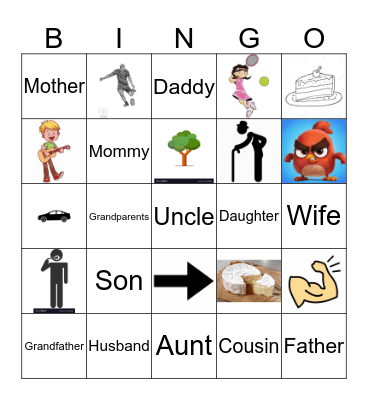 Family Bingo Card