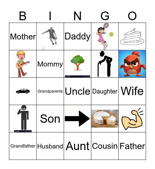 Family Bingo Card
