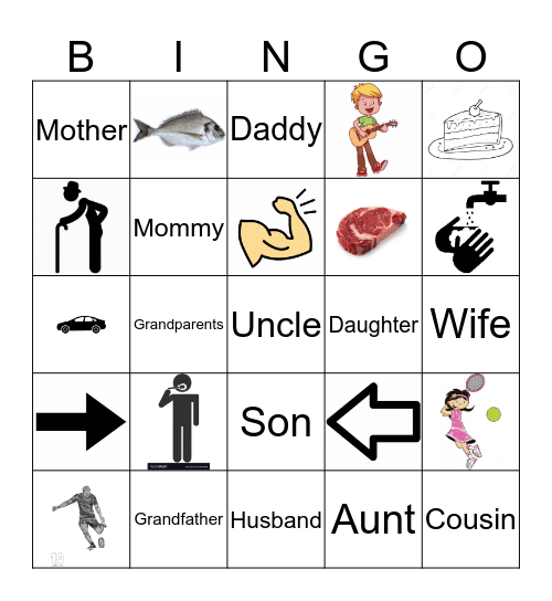 Family Bingo Card