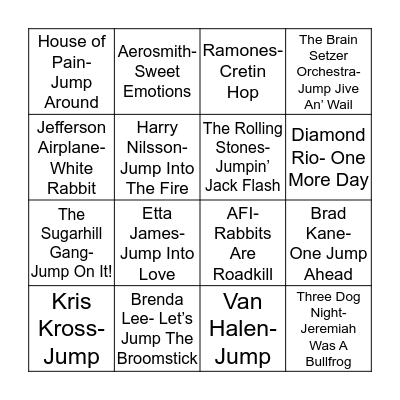 Total-Quiz.com Presents Radio Bingo: Leap Year Bingo Card