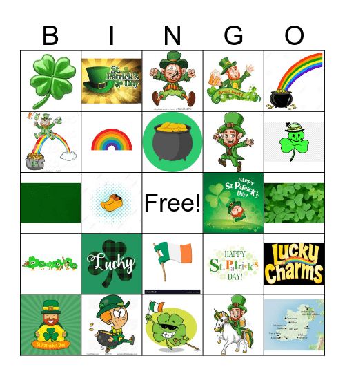 St. Patrick's Day! Bingo Card