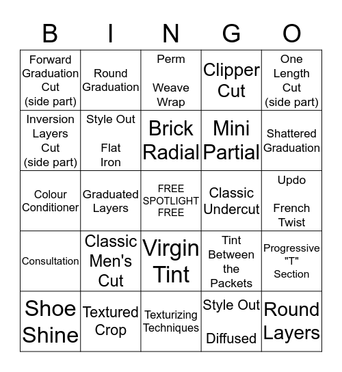 JUNIOR PHASE Bingo Card