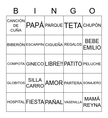 BIENVENIDO EMILIO!!! Bingo Card