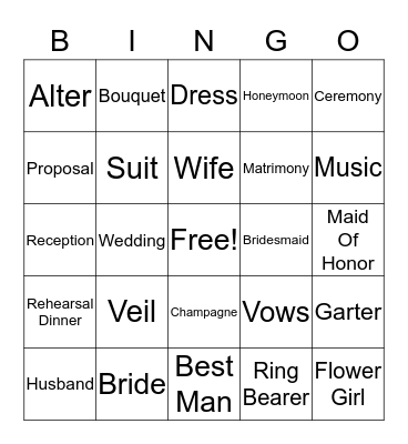 Engagement Bingo Card