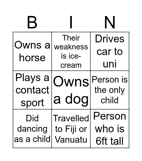 1008CCJ Bingo Card