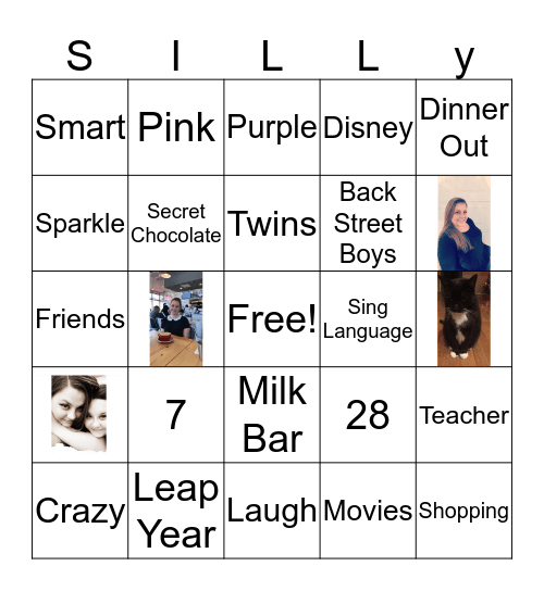 Sara & Kaitlyn Bingo Card