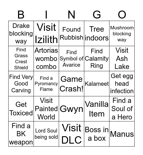 Platinum Map Randomizer Bingo Card