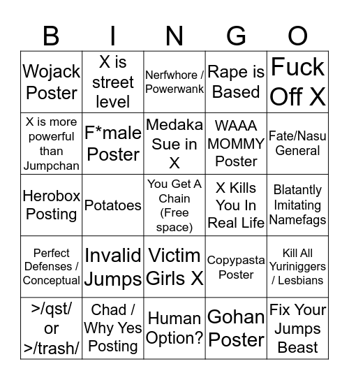 /jc/ Timmy Bingo Card