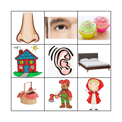 Little Red Riding Hood Bingo Card