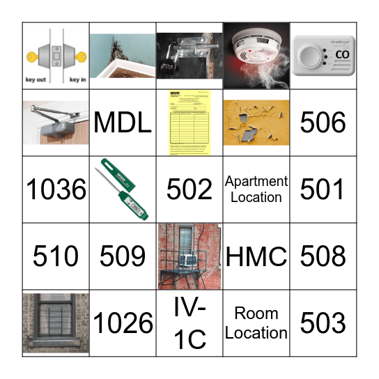 Code Inspector Bingo Card