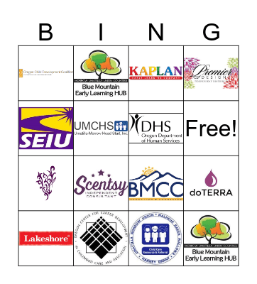 Children Bring the Community Together Conference 2020 Bingo Card