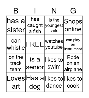 Unified BINGO Card