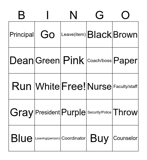 Unit 2.3 & 2.4 Bingo Card