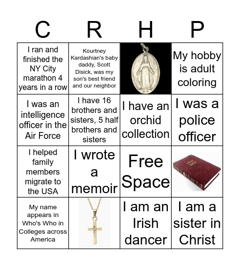 Welcome Retreat 13 Bingo Card