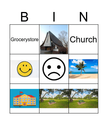 Lugares Bingo Card
