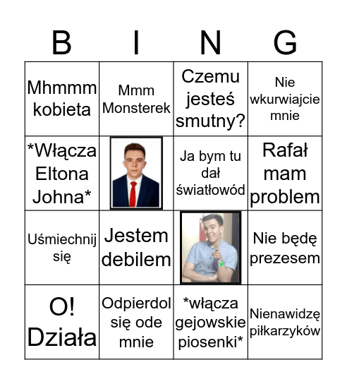 Domingo Bingo Card