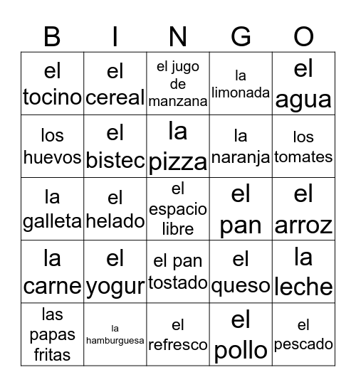 spanish-food-words-bingo-card