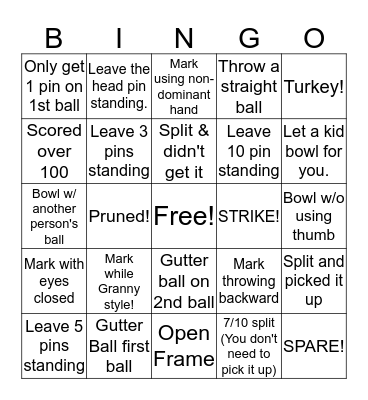 30th B-day BINGO! Bingo Card