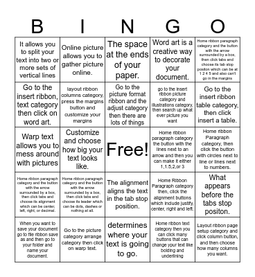 Word review bingo for Deven C Bingo Card