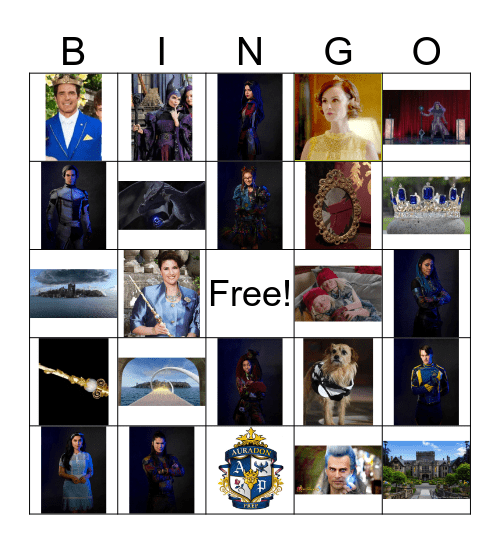 Descendants Bingo Card