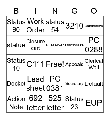 Exam Mardi Gras Bingo Card