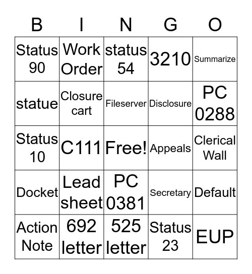 Exam Mardi Gras Bingo Card