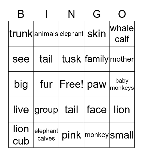 20200306 VOC Bingo Card