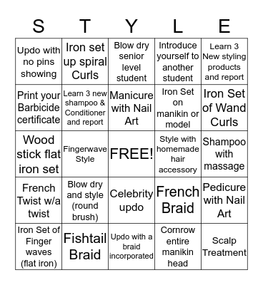 L'esprit Style Module BINGO Card