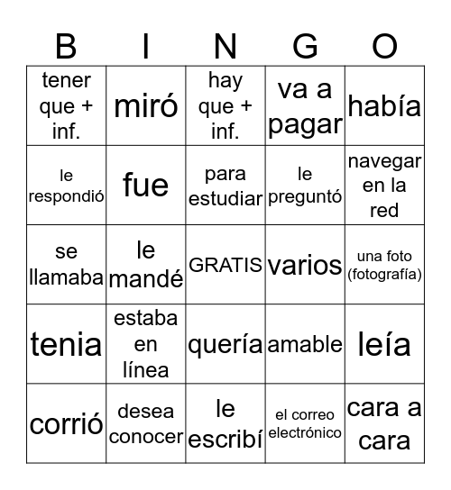 La Loteria 6.3 Bingo Card