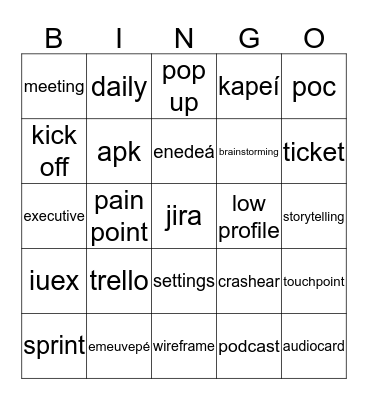 palabros Bingo Card