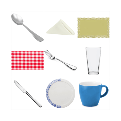 le couvert Bingo Card