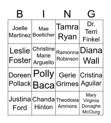 HerDU Bingo Card