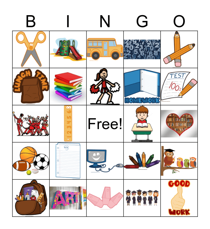 presentation school bingo