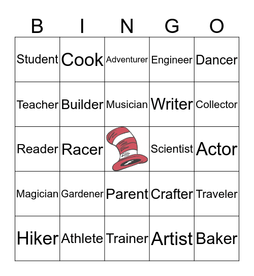 Our Many Hats! Bingo Card