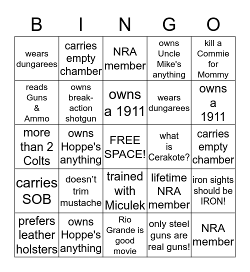 BOOMER BINGO Card