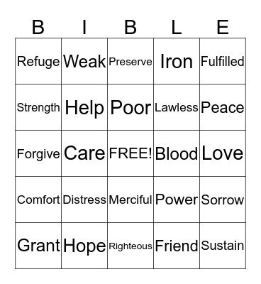 True Holiness 4th Of July Celebration!!!! Bingo Card