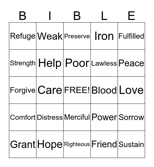 True Holiness 4th Of July Celebration!!!! Bingo Card