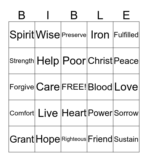 True Holiness 4th Of July Celebration!!!! Bingo Card