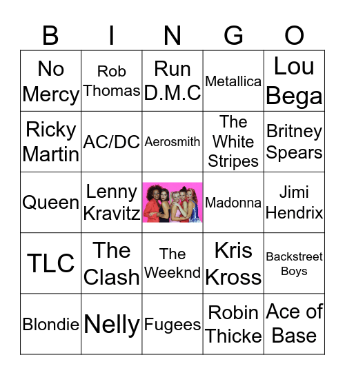 Norrøna Music Bingo  Bingo Card
