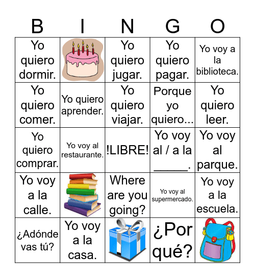 Mi Pueblo Bingo Card
