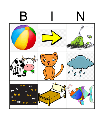 Sounds Like Bingo Card