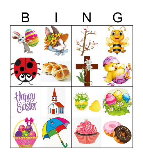 Easter Bingo Card